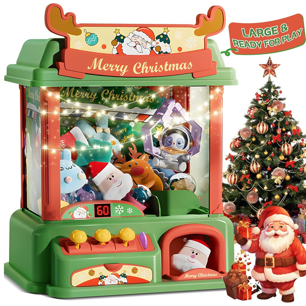 Arcade And Vending - Christmas Claw Machine For Kids Mini