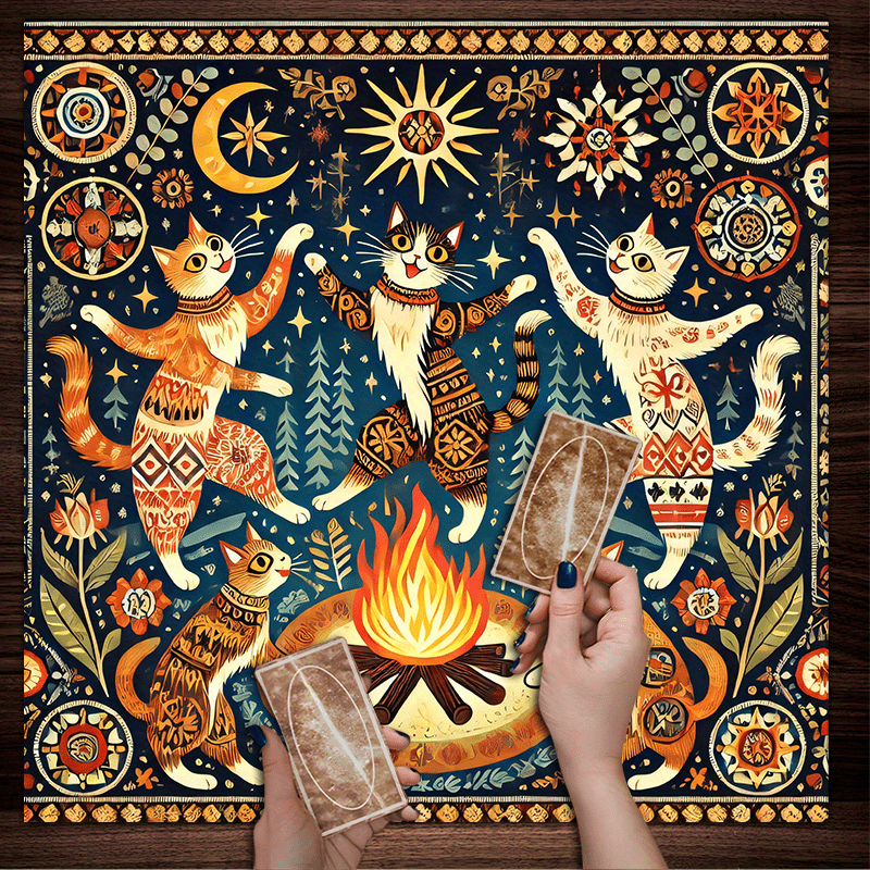 Dance Pad Machine - VIKAMA Gorgeous Fantasy Bohemian Style Square