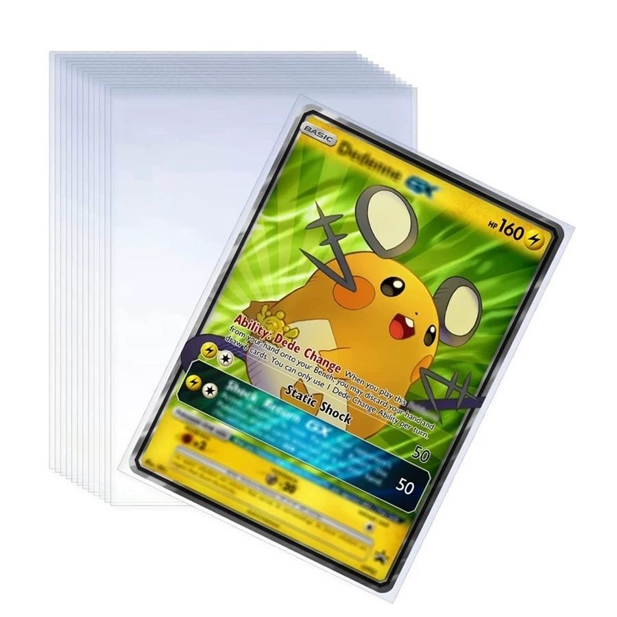 Basketball Arcade Game - 100Pcs Games Card Sleeves Transparent Playing