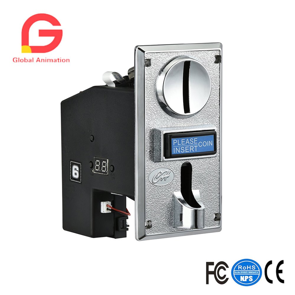Arcade And Vending - CH-924, 4 Multi Coin Mech Acceptor