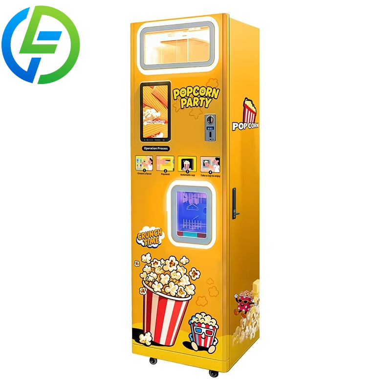 Popcorn Vending Machine - Customized Hot Air Fully Popcorn Coin-operated