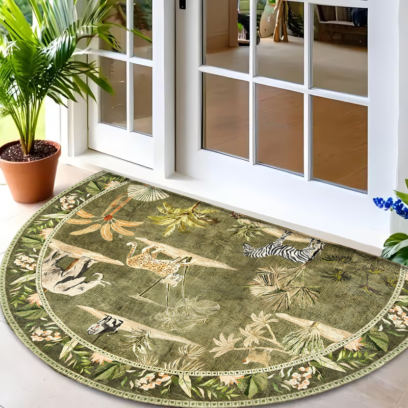 Dance Pad Machine - Rustic Nature Jungle Animal Scene Semi