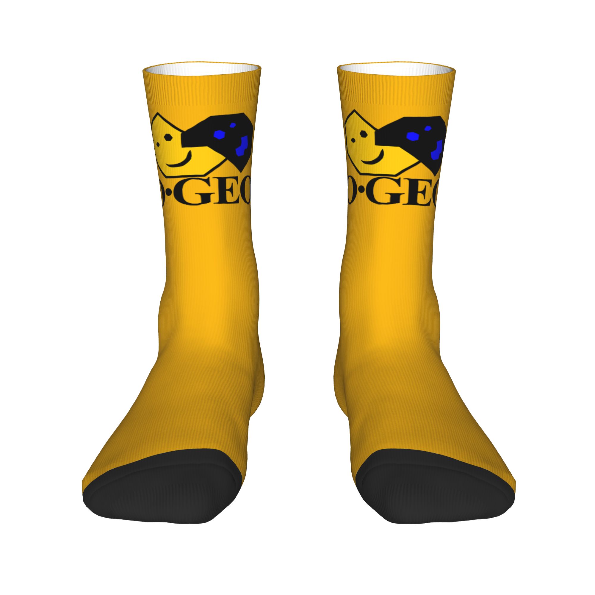 Basketball Arcade Game - Custom Cool Neo Geo Logo Socks