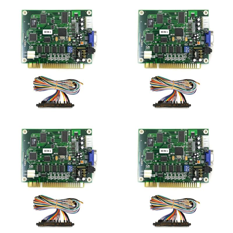 X64A-4X 60 In 1 Multicade PCB  - огляд і ціна Usb Game Board Jamma