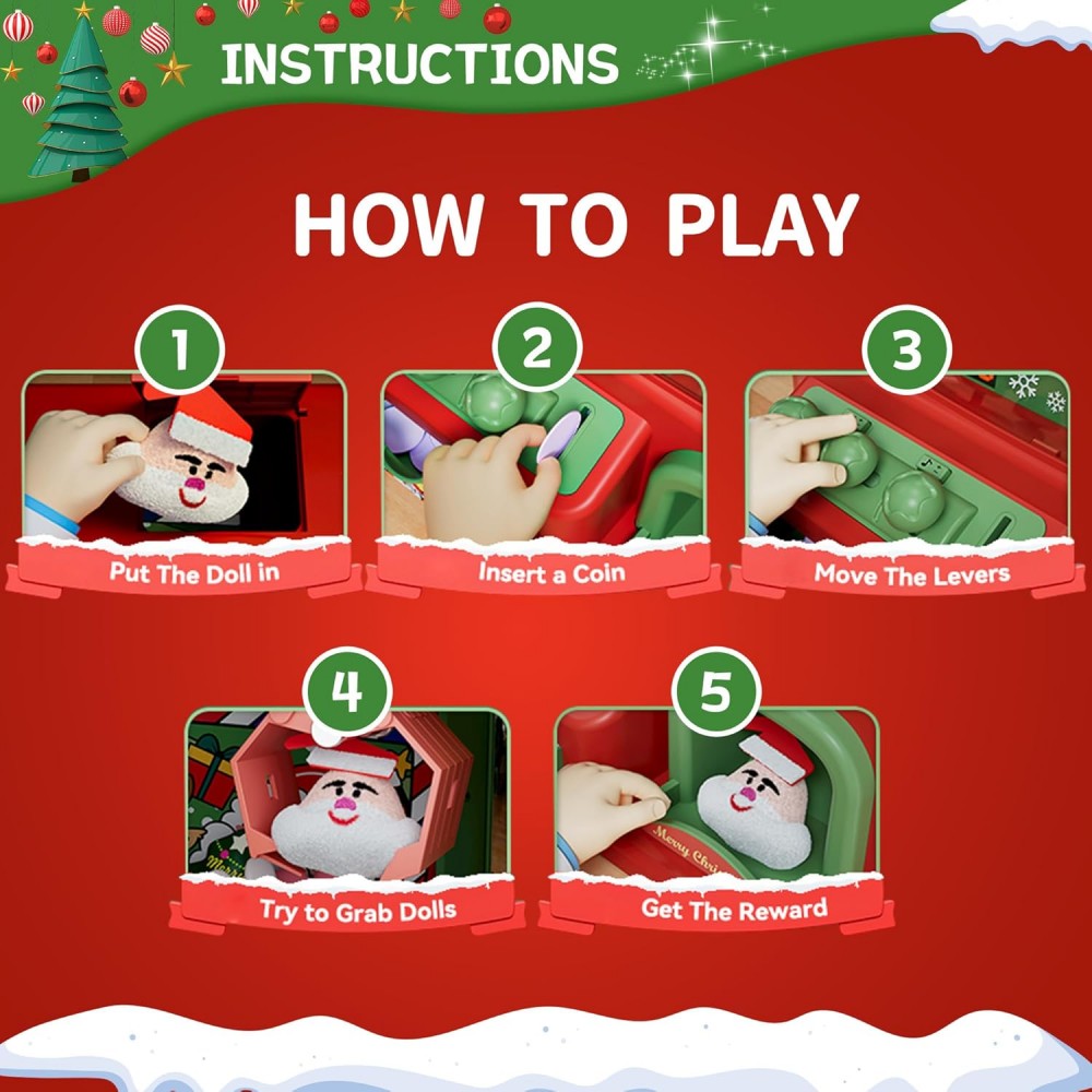 Christmas Claw Machine For Kid - огляд і ціна Arcade And Vending