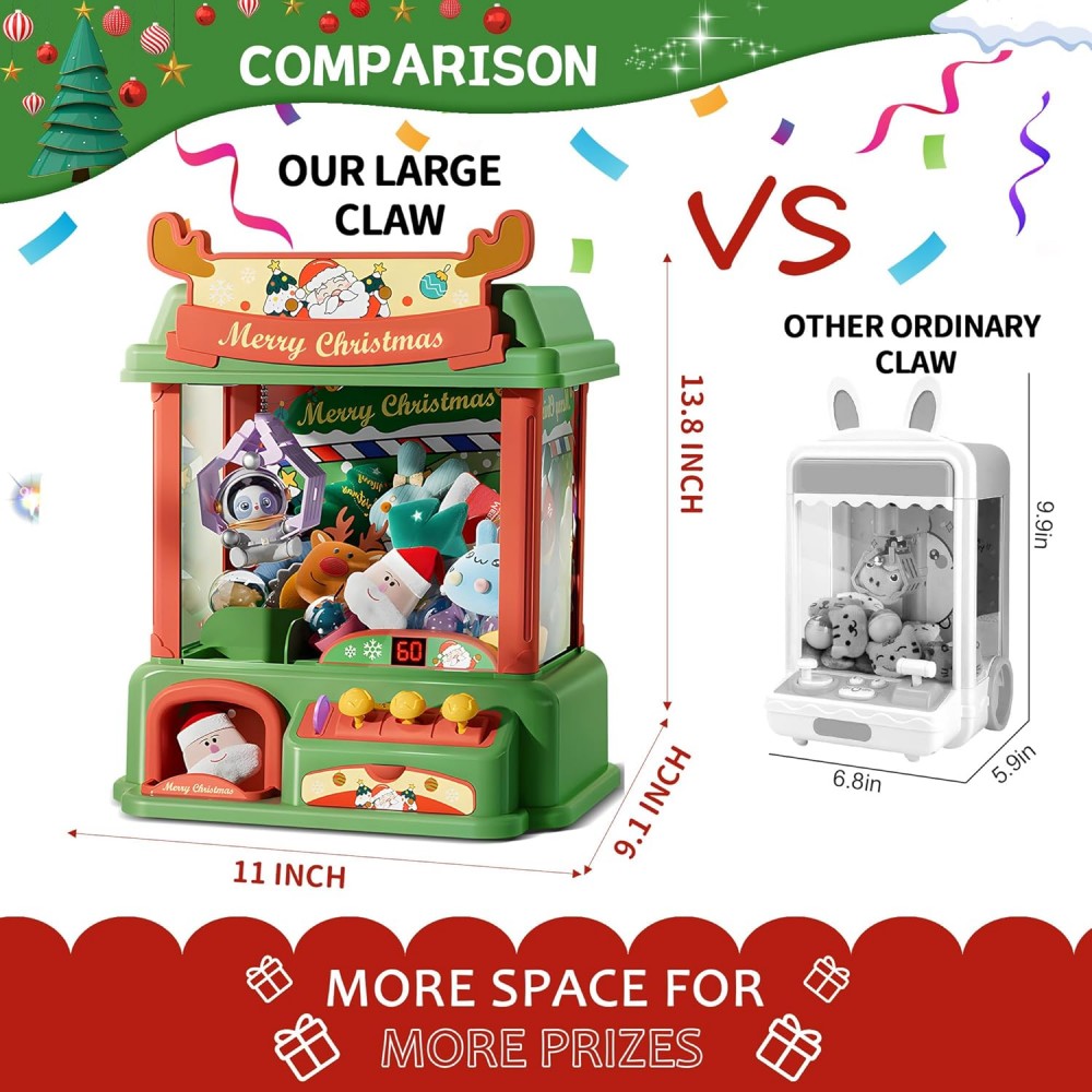 Christmas Claw Machine For Kid - огляд і ціна Arcade And Vending