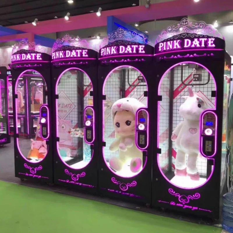A- Pink Date Scissors Cut Priz - огляд і ціна Arcade Prize Vending Machine