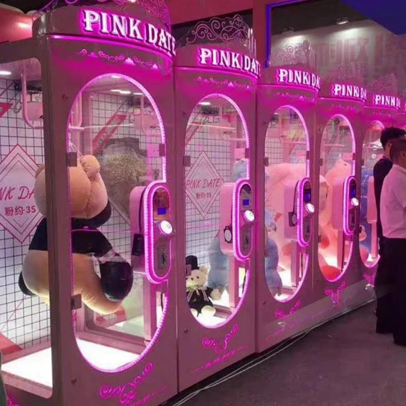 A- Pink Date Scissors Cut Priz - огляд і ціна Arcade Prize Vending Machine