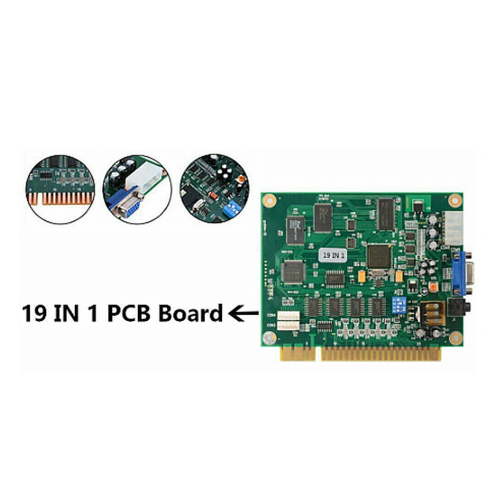 CEA 19 In 1 Multicade PCB Boar - огляд і ціна Usb Game Board Jamma