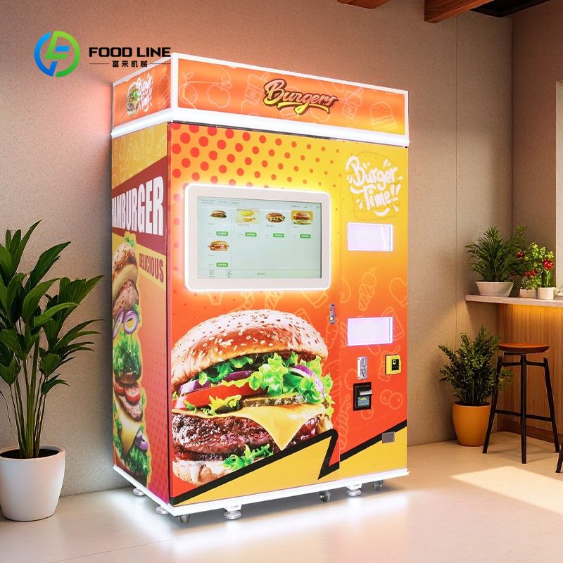 Automatic smart burger vending - огляд і ціна Vending Machine Qr Code