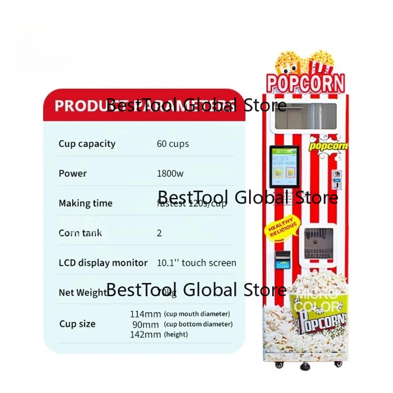 Hot-Selling  Popular Popcorn M - огляд і ціна Popcorn Vending Machine