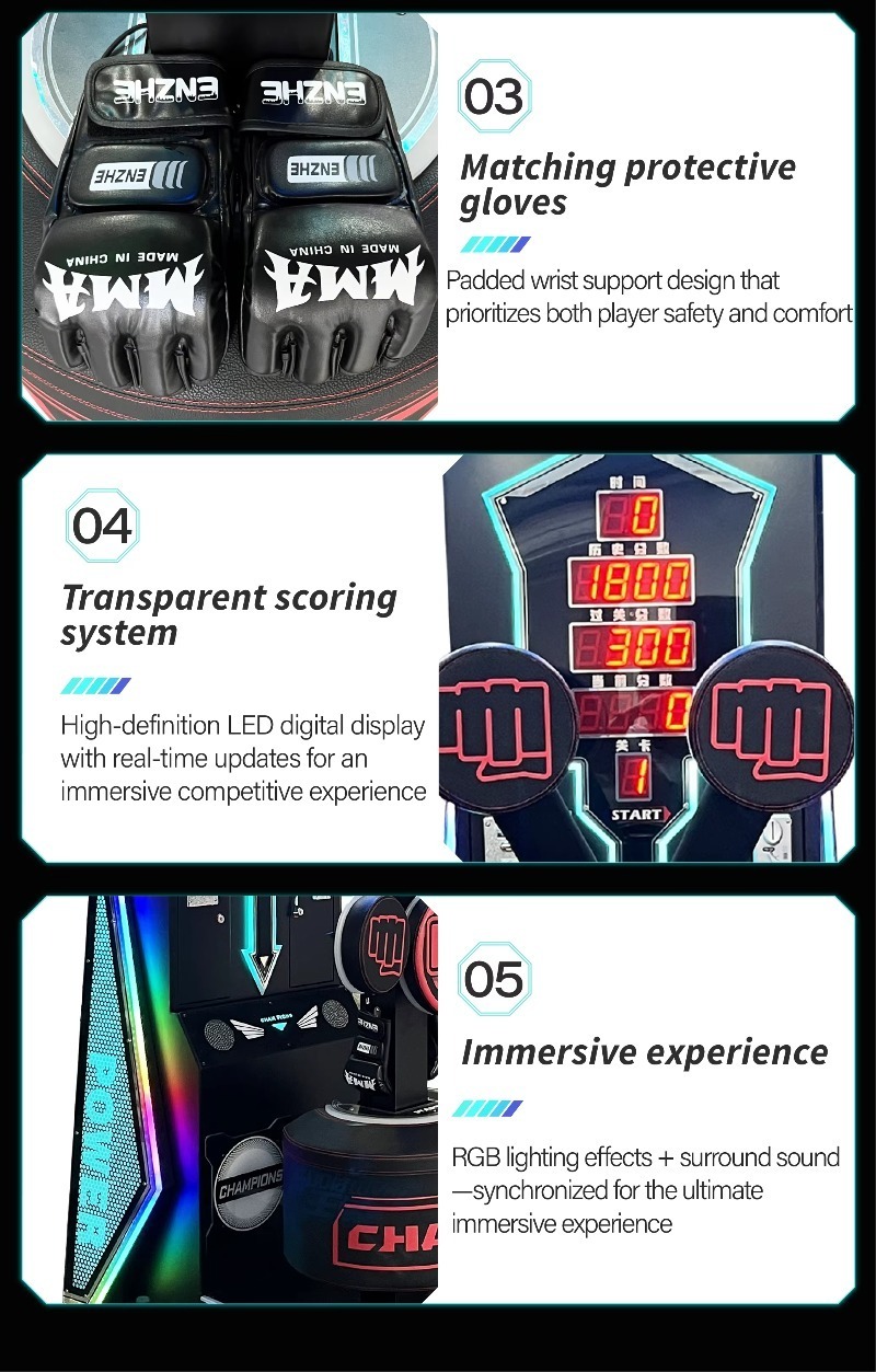 Commercial Punching Machine Bi - огляд і ціна Boxing Machine Arcade