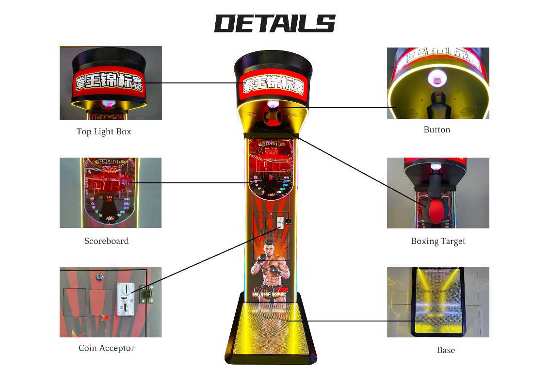 Street Amusement Coin Operated - огляд і ціна Boxing Machine Arcade