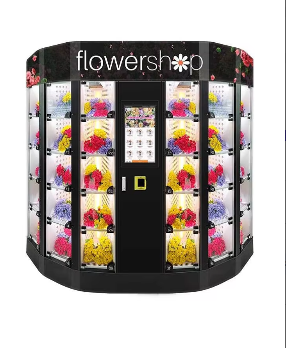Black Flower Vending Machine U - огляд і ціна Vending Machine Qr Code