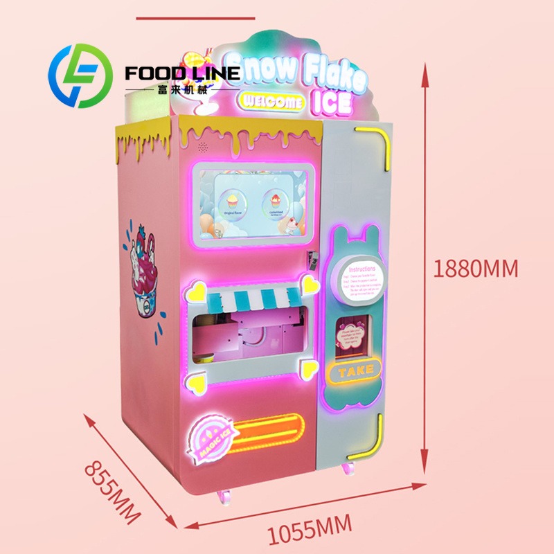Snow Cone Vending Machine Deve - огляд і ціна Popcorn Vending Machine