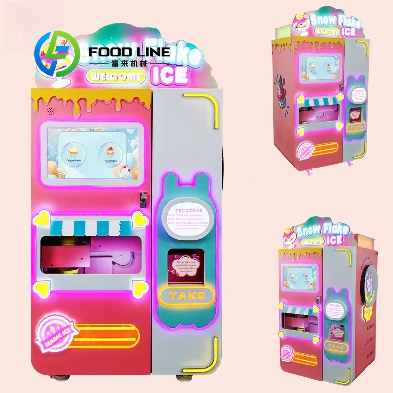 Snow Cone Vending Machine Deve - огляд і ціна Popcorn Vending Machine