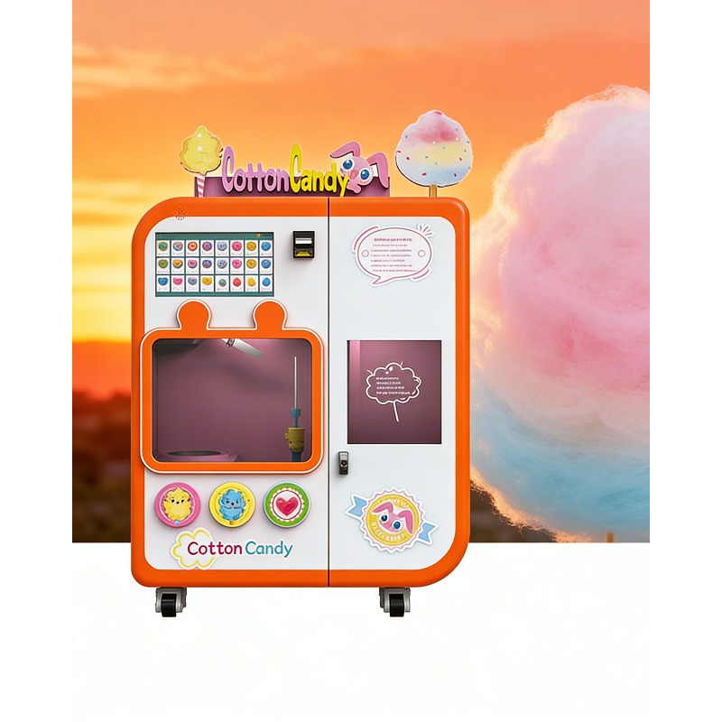 Fully Automatic Cotton Candy V - огляд і ціна Candy Vending Machine
