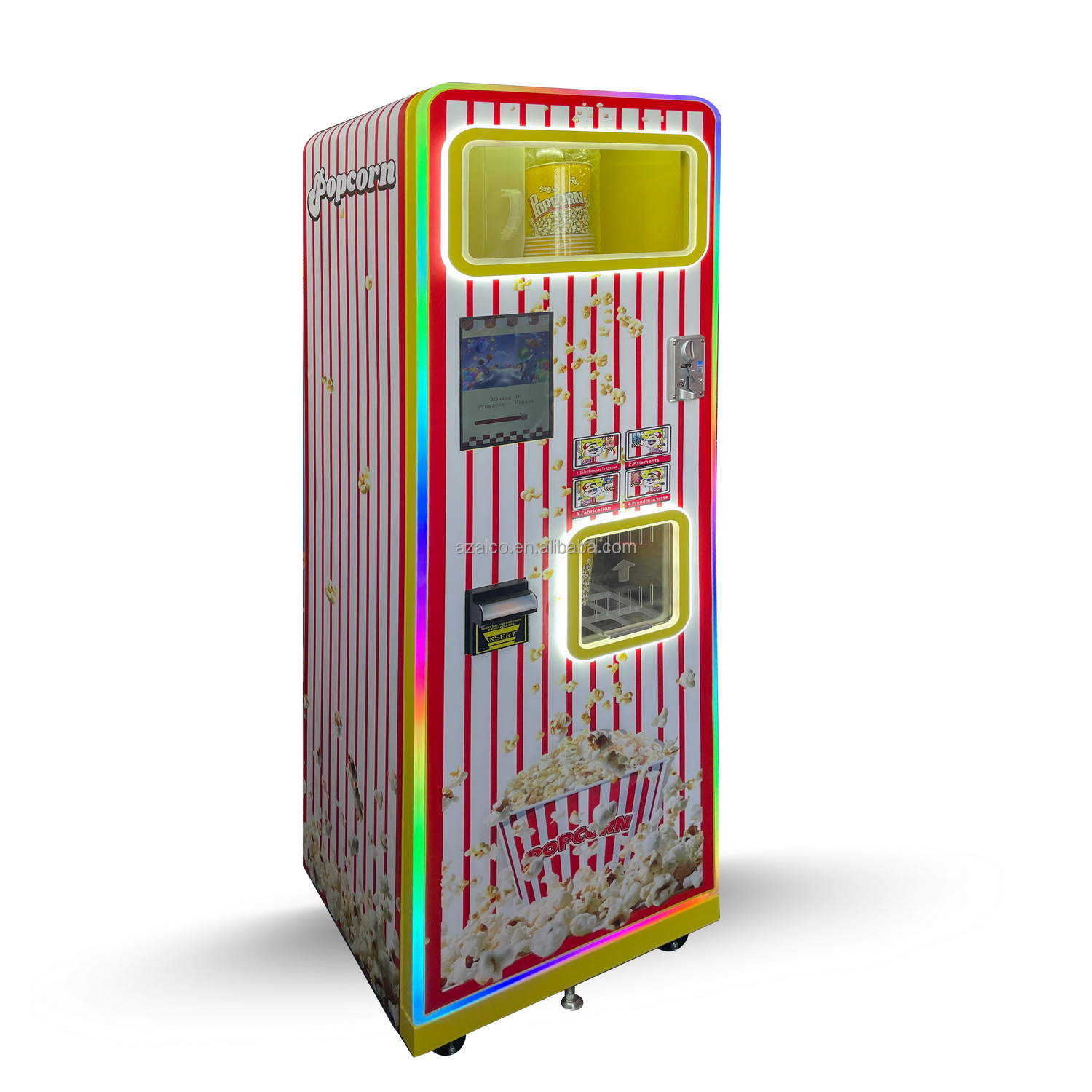 Two Flavors Commercial Popcorn - огляд і ціна Popcorn Vending Machine