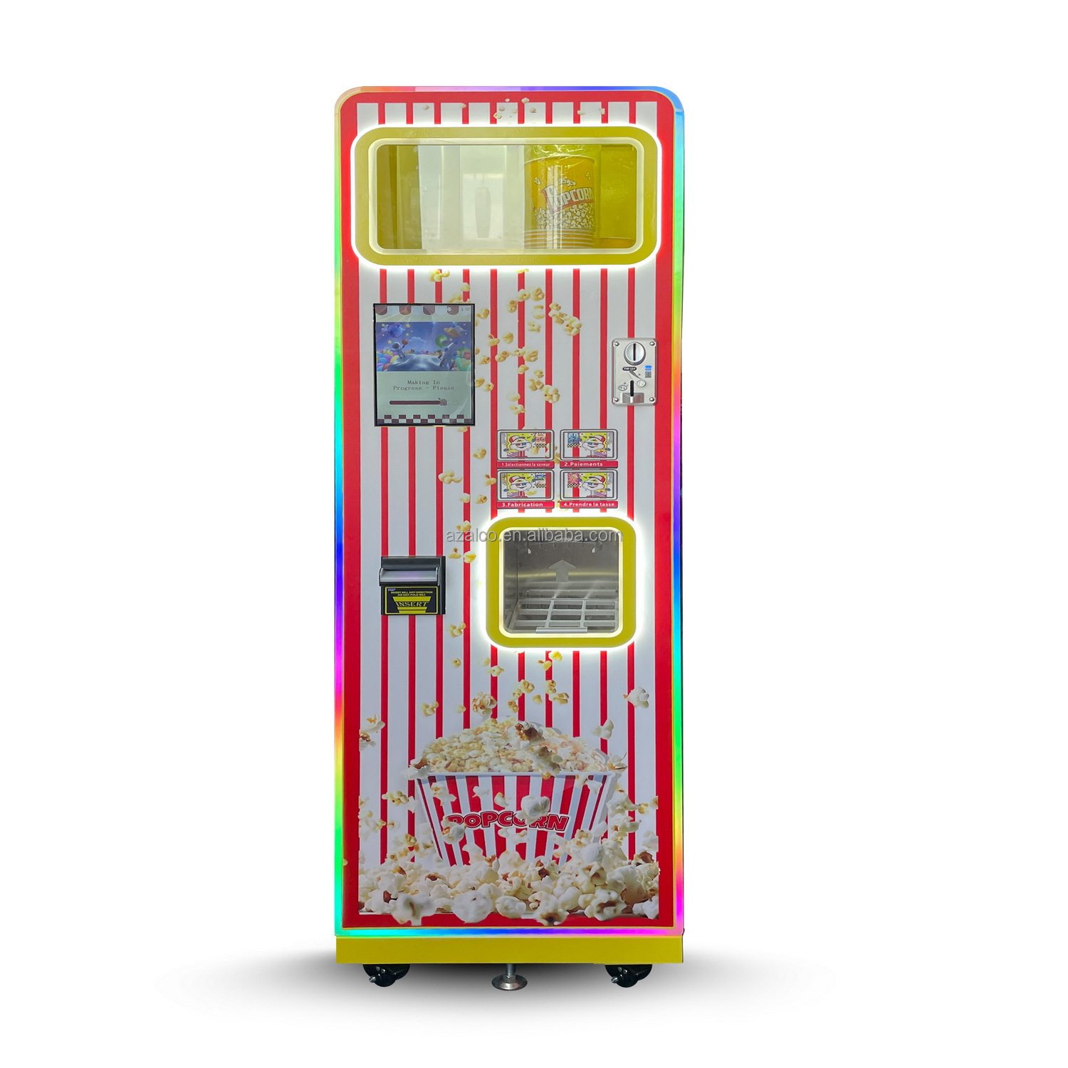 Two Flavors Commercial Popcorn - огляд і ціна Popcorn Vending Machine