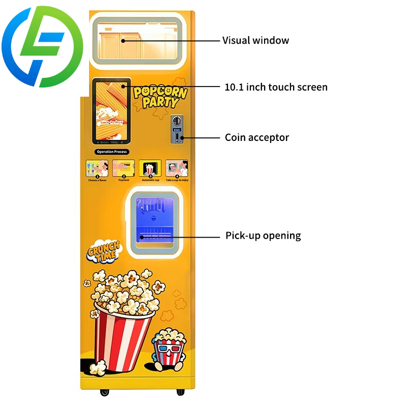 Customized Hot Air Fully Popco - огляд і ціна Popcorn Vending Machine