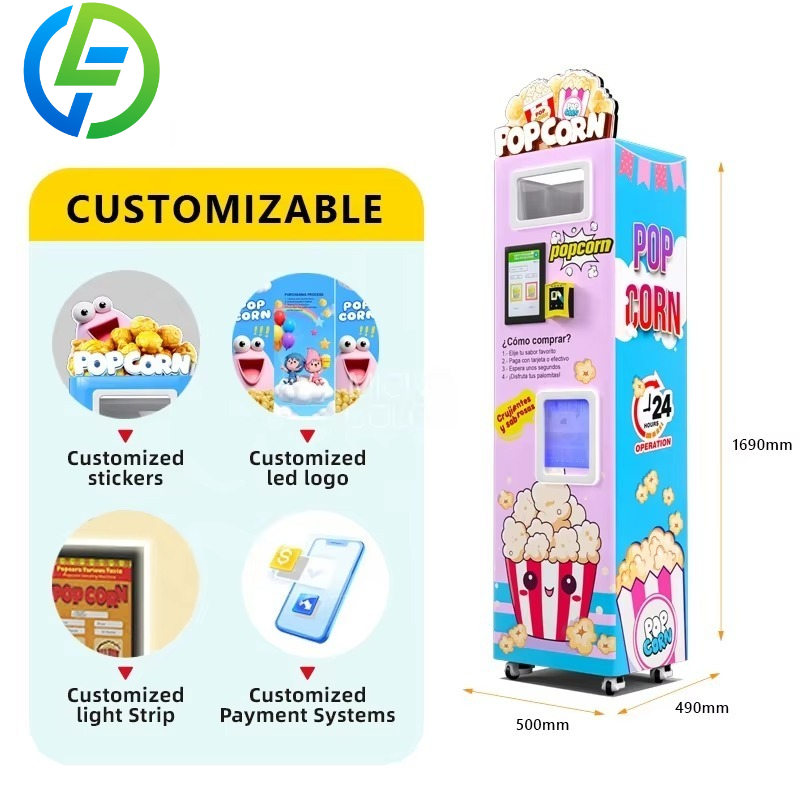 Customized Factory Intelligent - огляд і ціна Popcorn Vending Machine