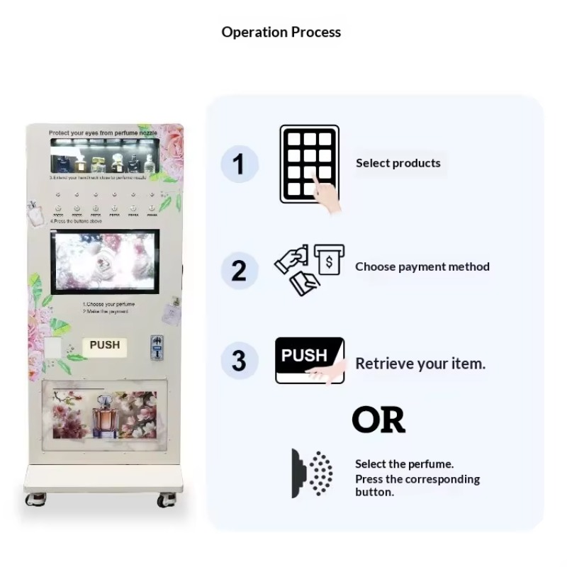 Automatic Perfume Vending Mach - огляд і ціна Popcorn Vending Machine